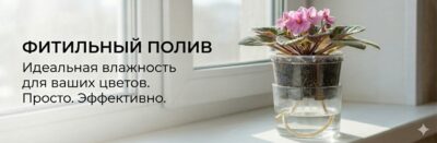 Фитильный полив