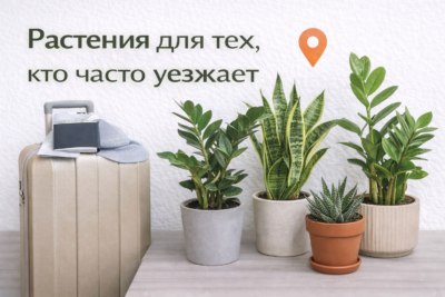 Растения для тех, кто часто уезжает 2 Растения для тех, кто часто уезжает