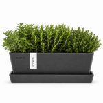 Кашпо Ecopots "Bruges" антрацит купить