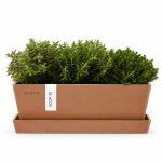 Кашпо Ecopots "Bruges" коричневый купить